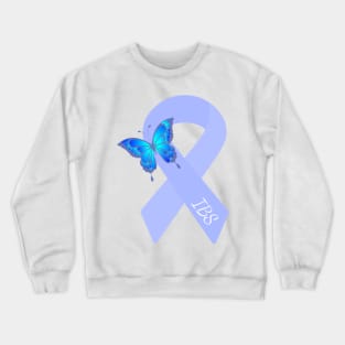 IBS Butterfly awareness ribbon Crewneck Sweatshirt